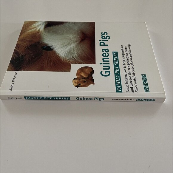 Guinea Pigs Family Pet Series Katrin Behrend Barron's Paperback Care Guide - Picture 10 of 12
